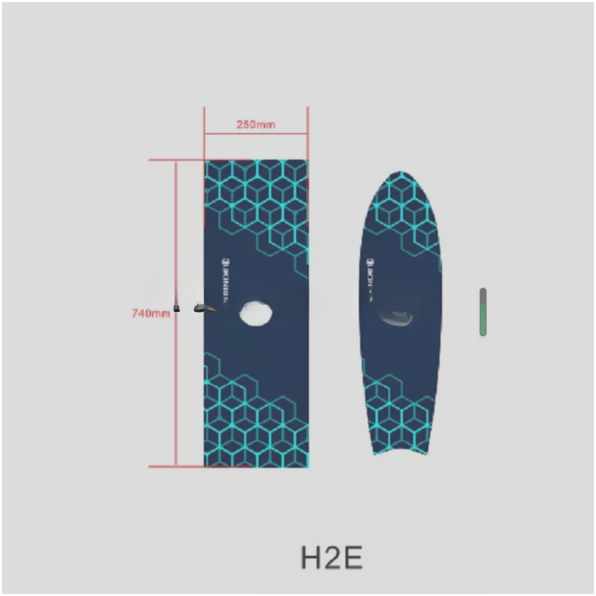 USA stock direct drive electric skateboard 10S1P capacity 25KM/H 15.5mph all terrain dual motor electric skateboard mini