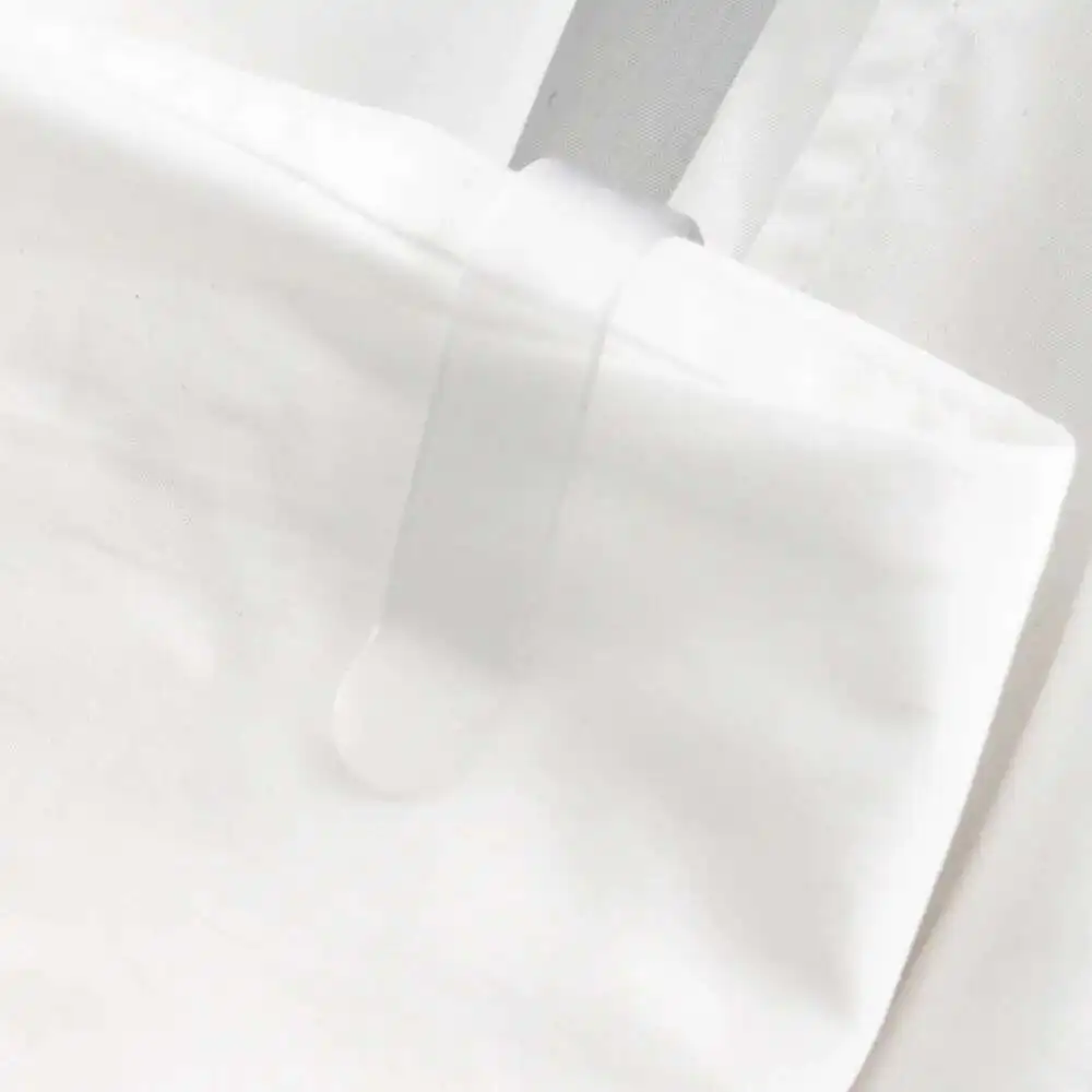 100 SZT. Plastikowe Klipsy do Folderów Kołnierzyków Koszul lub Klipsów do T-shirtów Szpilki do Sukienek Odzieży Opakowania Przezroczyste Zatrzaski