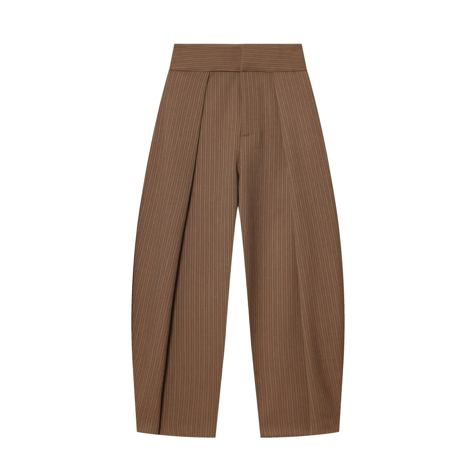 TFAFXY Nieuwe Vrouwen Carrière Broek 2026 Lente Hoge Taille Ballon Broek Vrouwelijke Casual Broek Geplooide Lange Broek Y2K