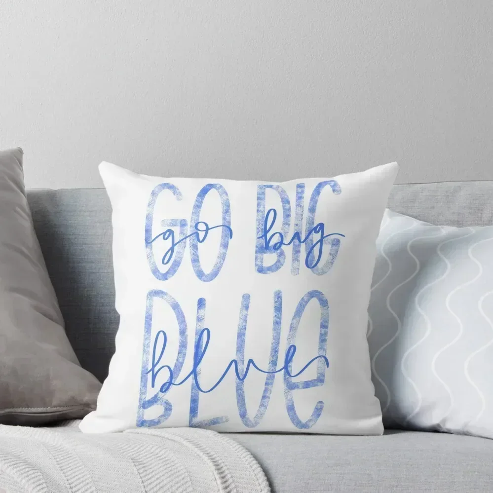 

Go Big Blue University of Kentucky Throw Pillow Luxury Pillow Cover Sofas Covers Cushions Home Decor Covers For Sofas pillow