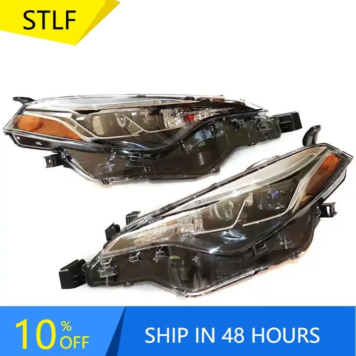 

STLFCar Headlight for 2017-2019 Toyotas Corolla SE/LE Assembly High White 12V Bulb Direct Fit 81150-02M90 81110-02M90