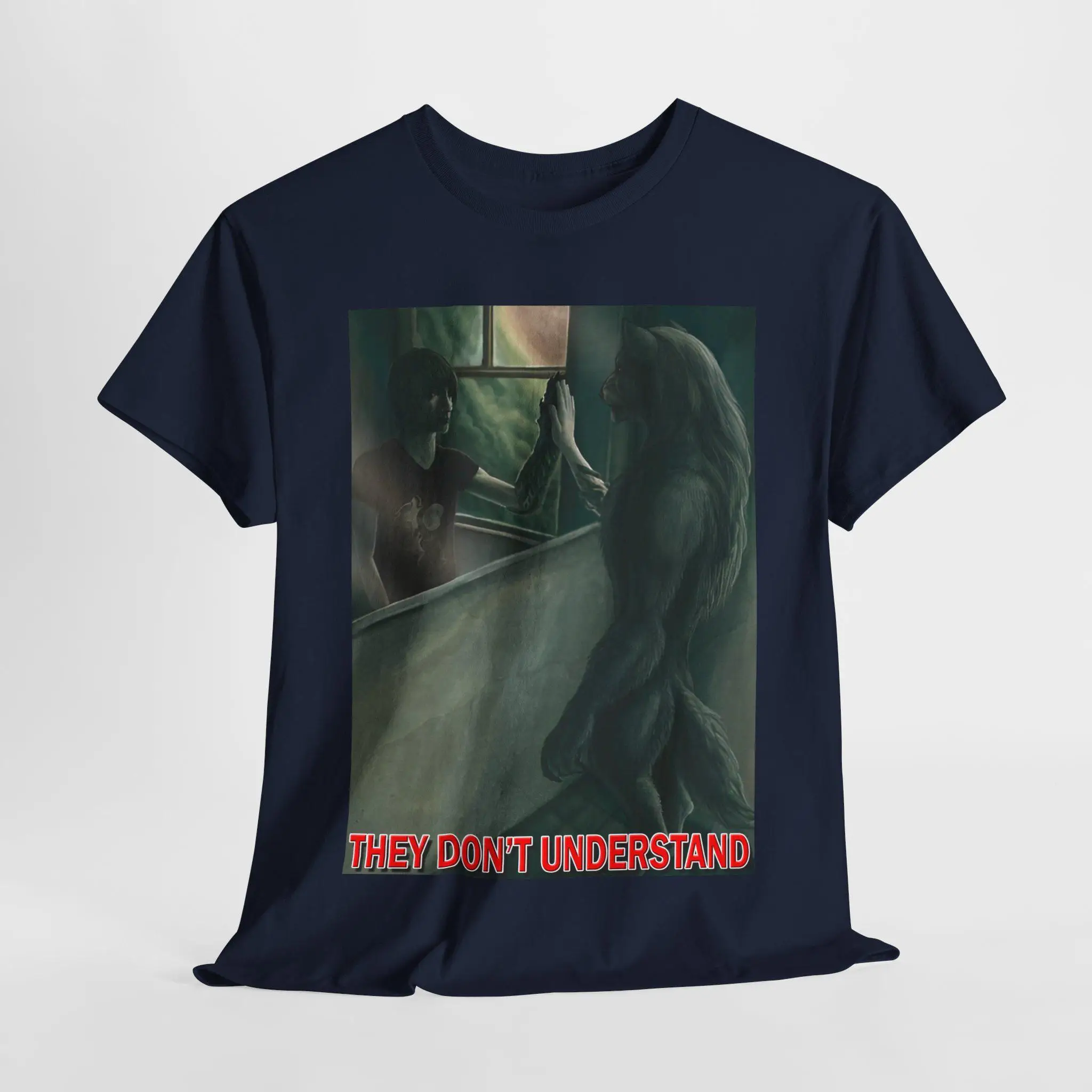 They Don't Understand Funny Alpha Wolf Meme T-Shirt Men's and Women's Short Sleeve Cotton Tees Y2k Shirt Summer Men Clothing