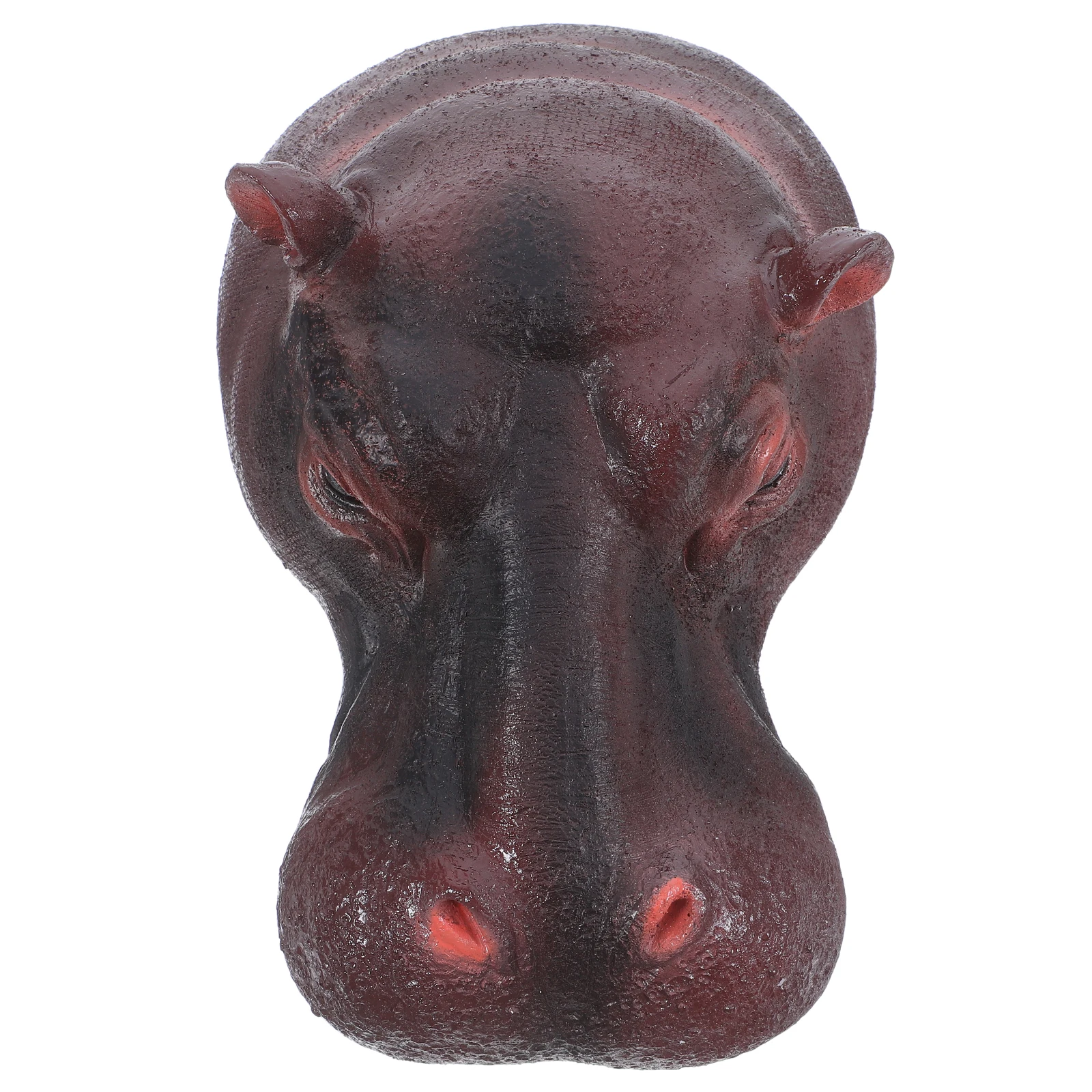 

Floating Hippo Resin Statue Waterproof Artistic Pond Lawn Decor Outdoor Garden Aquarium Fish Tank Floating Hippo Head Ornament