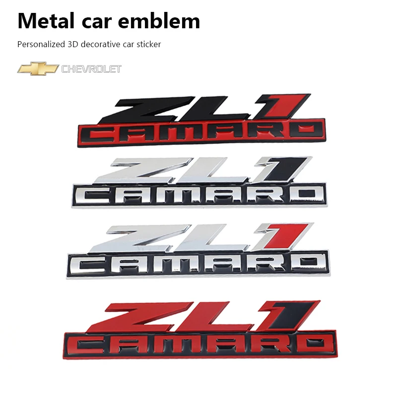 Etiqueta engomada del emblema del maletero de la parrilla delantera del coche de Metal 3D para Chevrolet Cruze Sonic Silverado Corvette Trax Camaro Captiva Bolt Z71 Sail SS