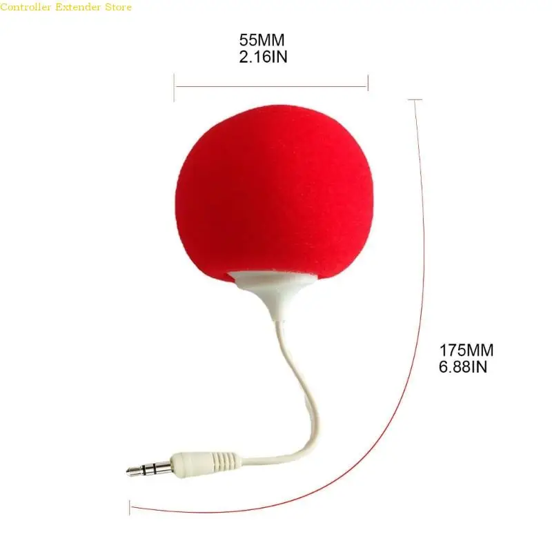 Draagbare luidspreker Mini USB-luidspreker met 3,5 mm aansluiting voor mobiele telefoon PC Laptop MP3