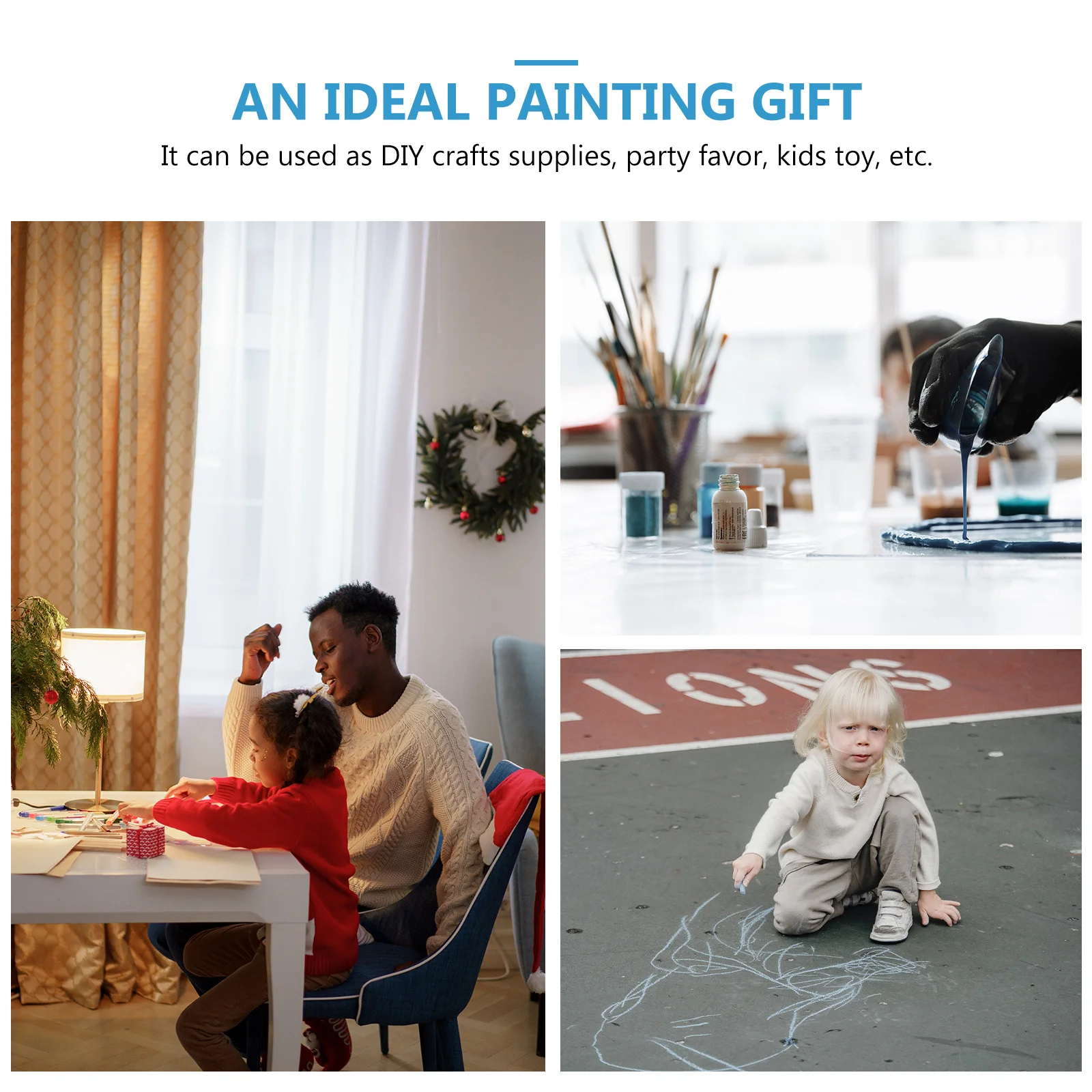 

1set 1Set Kids Painting Finger Cover Sponge Sleeve Diy Drawing Craft For Children Parent-Child Activity Fun Art Paint Draw Tool