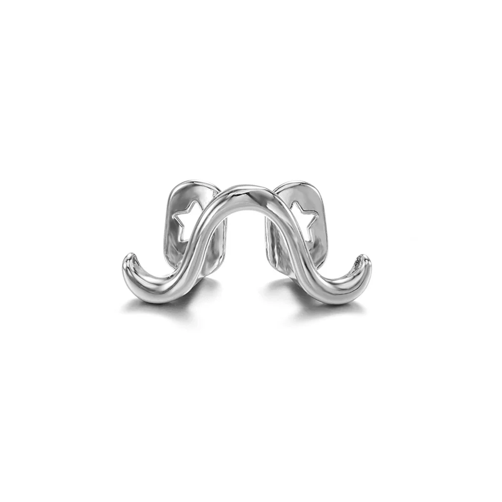 1PC Single Star Pattern Iced Out Teeth Grillz Removable Dental Grills Teeth Punk Teeth Caps For Men Women Jewelry