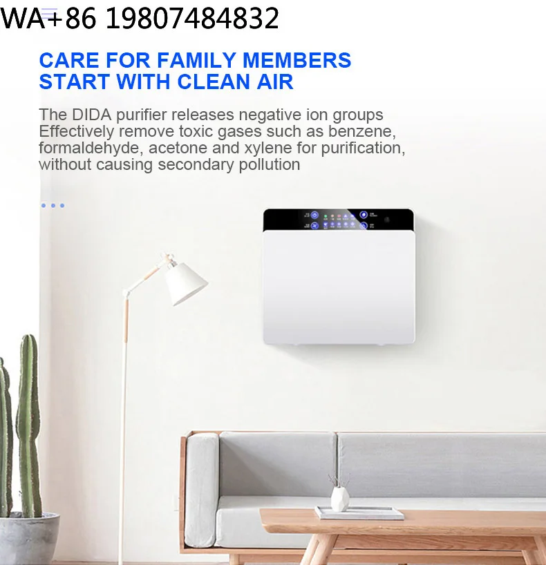 Replaceable Filter  Air Purifier Auto Full Tank Shut-off Quiet Odor Remover Basement Office Small Space Freshener