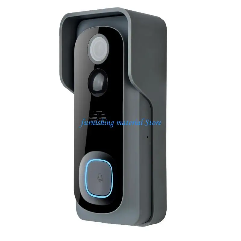 Y5GD اتجاهين الصوت أجراس باب المنزل الدقات اتصال سهل لاسلكي واي فاي جرس الباب كاميرا العين ليلة مرئية حلقات أجراس الباب