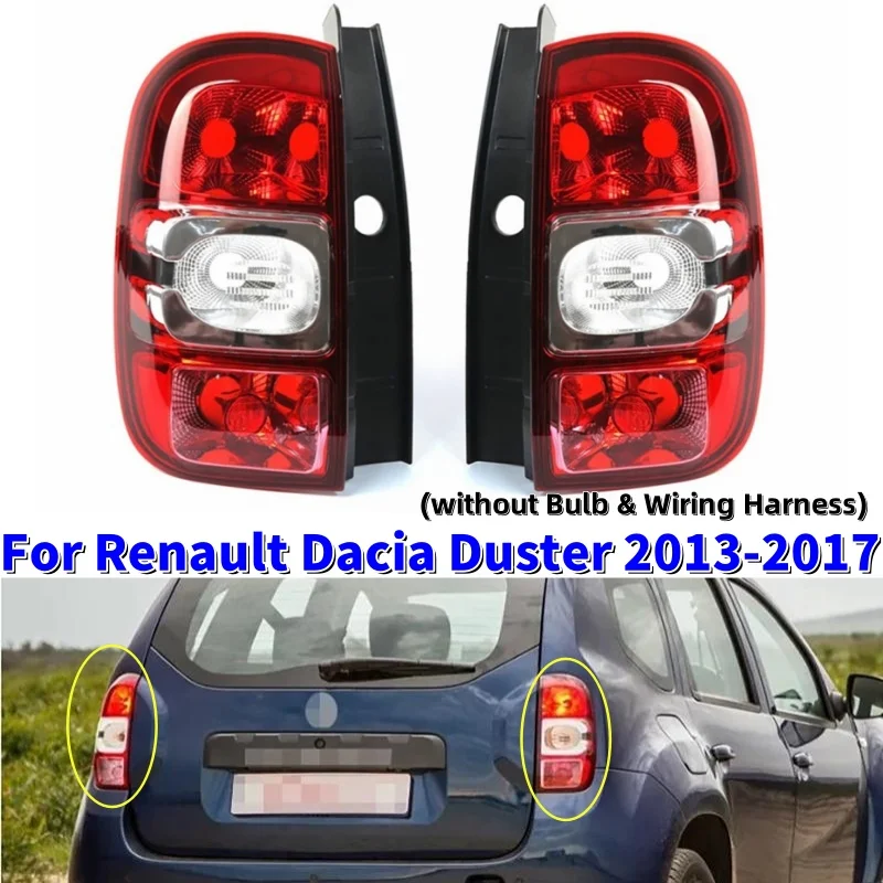 

Left/Right Tail Light Turn Signal Lamp Car Rear Warning Light For Renault Dacia Duster 2013-2017 (without Bulb)