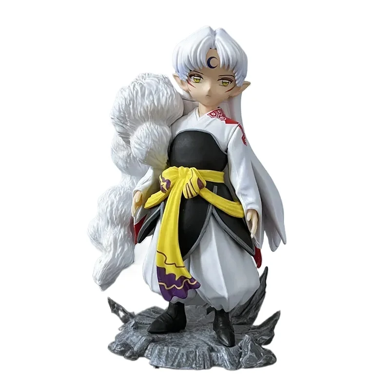 New Anime Kawaii Inuyasha Action Figures Bakusaiga Sesshoumaru Figure Childhood Statue Toys Desk Decor Ornaments Model