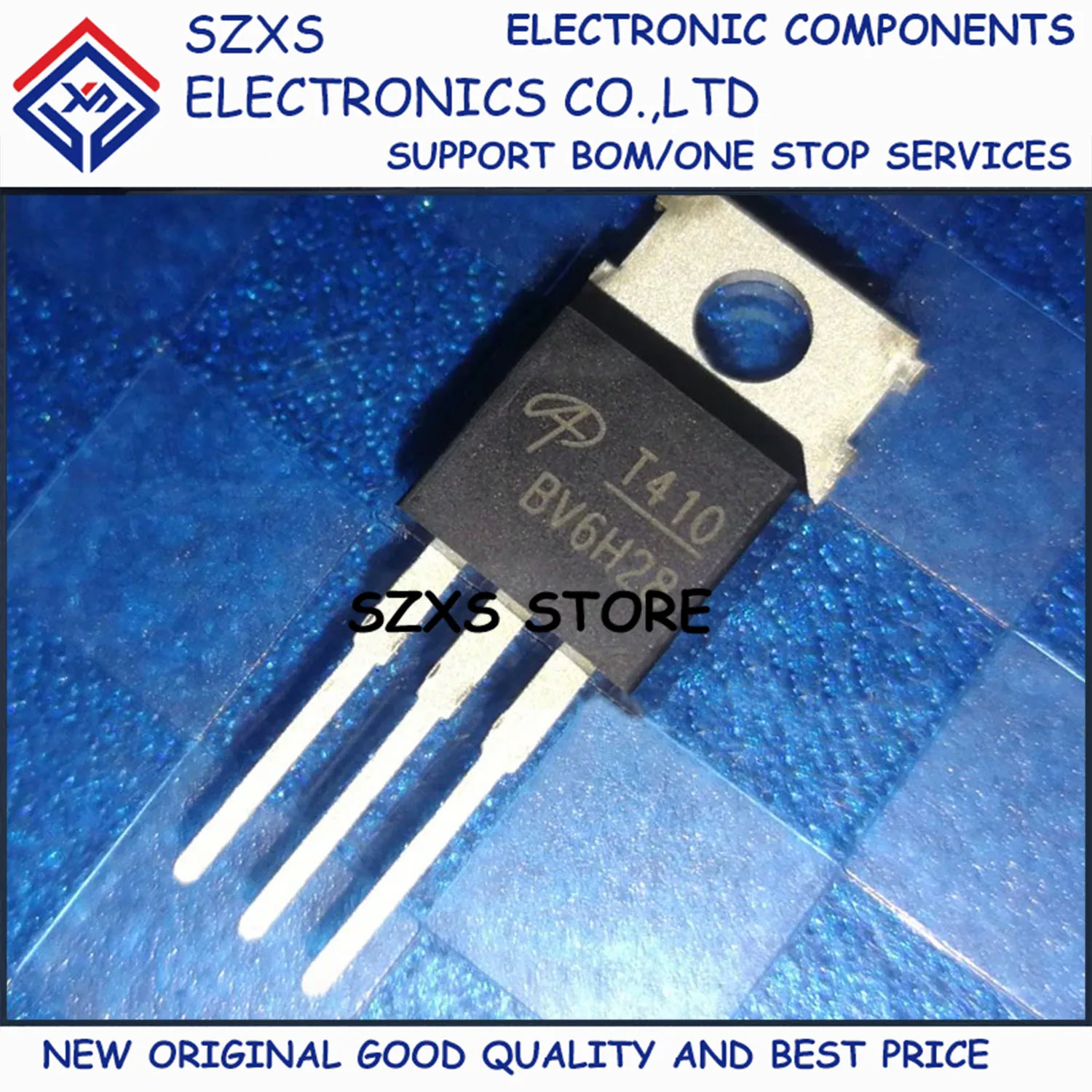 

New Original 10Pcs T410 AOT410L TO-220 100V 150A MOSFET Field Effect Transistor In Stock Electronic Components Good Quality