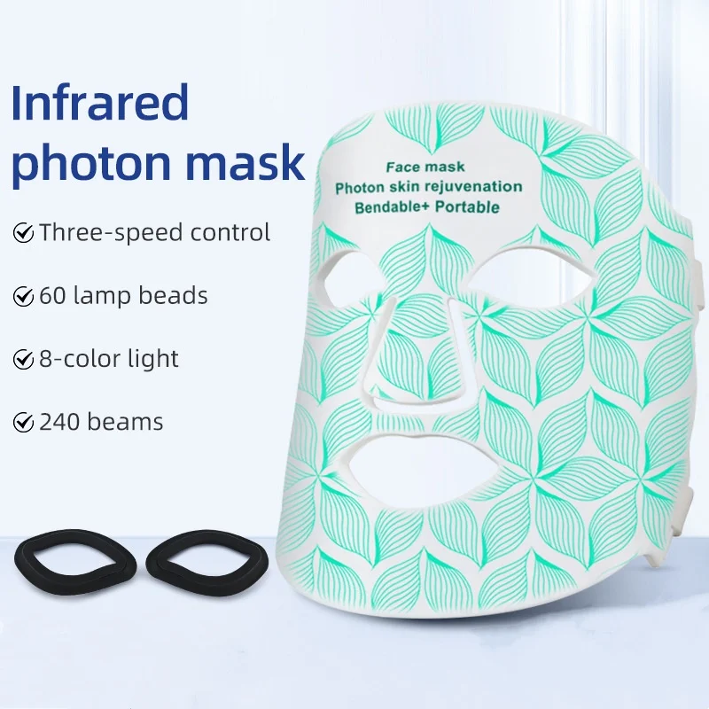 Seven colour light beauty instrument LED skin rejuvenation instrument, big row light, photon mask instrument