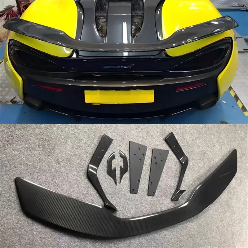 

Для McLaren 570S 570GT 540C: задний спойлер из настоящего карбона, накладка на багажник, аксессуары для тюнинга автомобиля, комплект для декоративной модификации