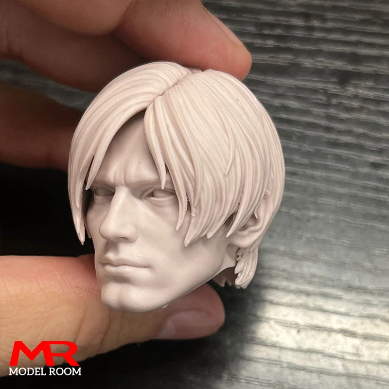 Unpainted 1/6 Scale Head Sculpt Carving Model Fit 12\'\' Male Female Soldier Action Figure Body Dolls In Stock