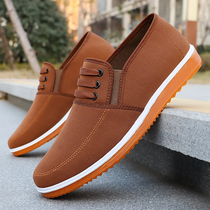 Cloth shoes, traditional Beijing cloth shoes, work shoes for middle-aged and elderly men, casual men's shoes, walking shoes