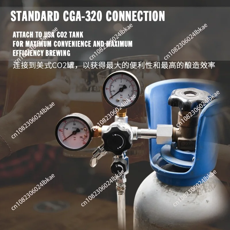 Beer Brewing Equipment Draft Beer Machine American Standard European Standard Two-stage Regulator Pressure Reducing piston