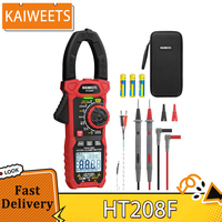 KAIWEETS HT208F Inrush Digital Clamp Meter, 1000A with Backlit, TRMS 6000 Counts, 15min Auto-shutdown, 38mm Large Jaw Design