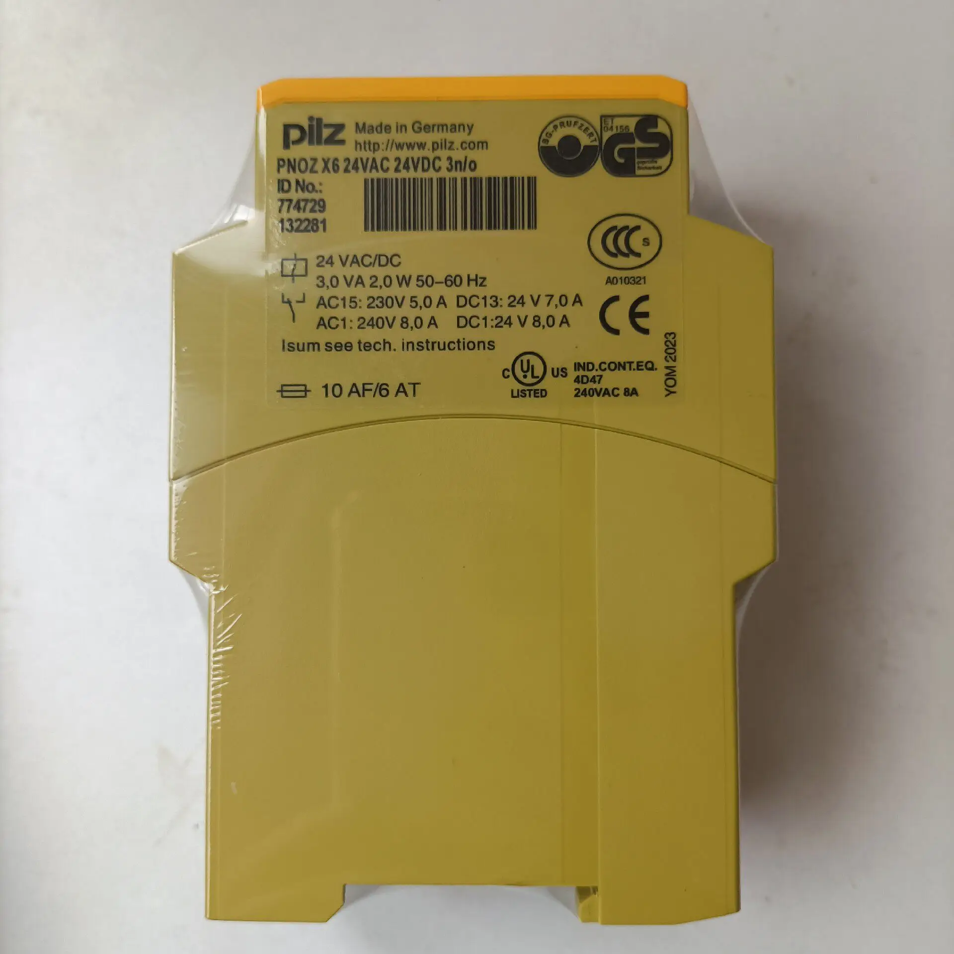 PILZ PNOZX6 order number 774729PILZ safety relay in Stock