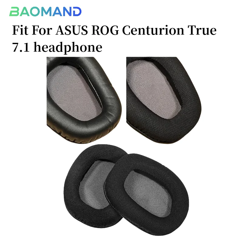 

Replacement Protein Ear Pads for ASUS ROG Centurion True 7.1 Headphones Soft Foam Ear Cushions High Quality