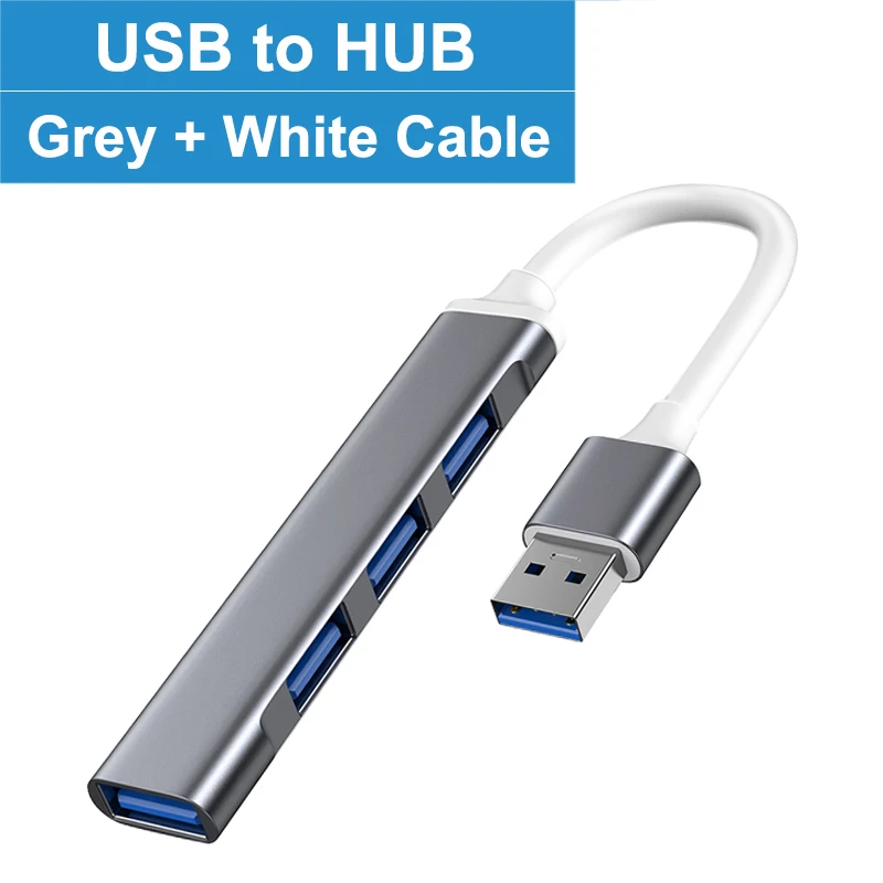 USB-C 4-Port USB 3.0 OTG Hub