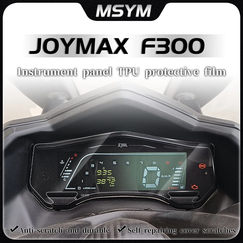 For SYM JOYMAX F300 Joymax F300 Motorcycle Dashboard Screen Protector Instrument Film Cluster Scratch Protection accessories