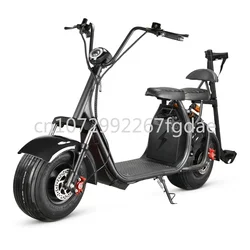 2000W Electric Golf Scooter, 2-seater, Fat Tire Golf Cart, Electric Motorcycle, Ebike, US Warehouse Golf Rack