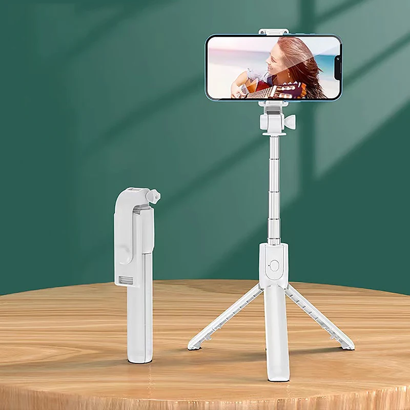 1Set Wireless Bluetooth Compatible Selfie Stick Foldable Mini Tripod Shutter Remote Control For Xiaomi Huawei Iphone IOS Android image 5