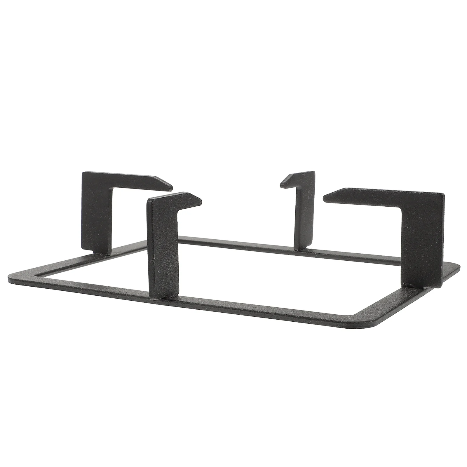 Estante de Gas cuadrado, soporte para estufa fundida, herramienta de cocina de hierro, soporte para olla de leche, estantes de soporte para estufa, accesorios de cocina