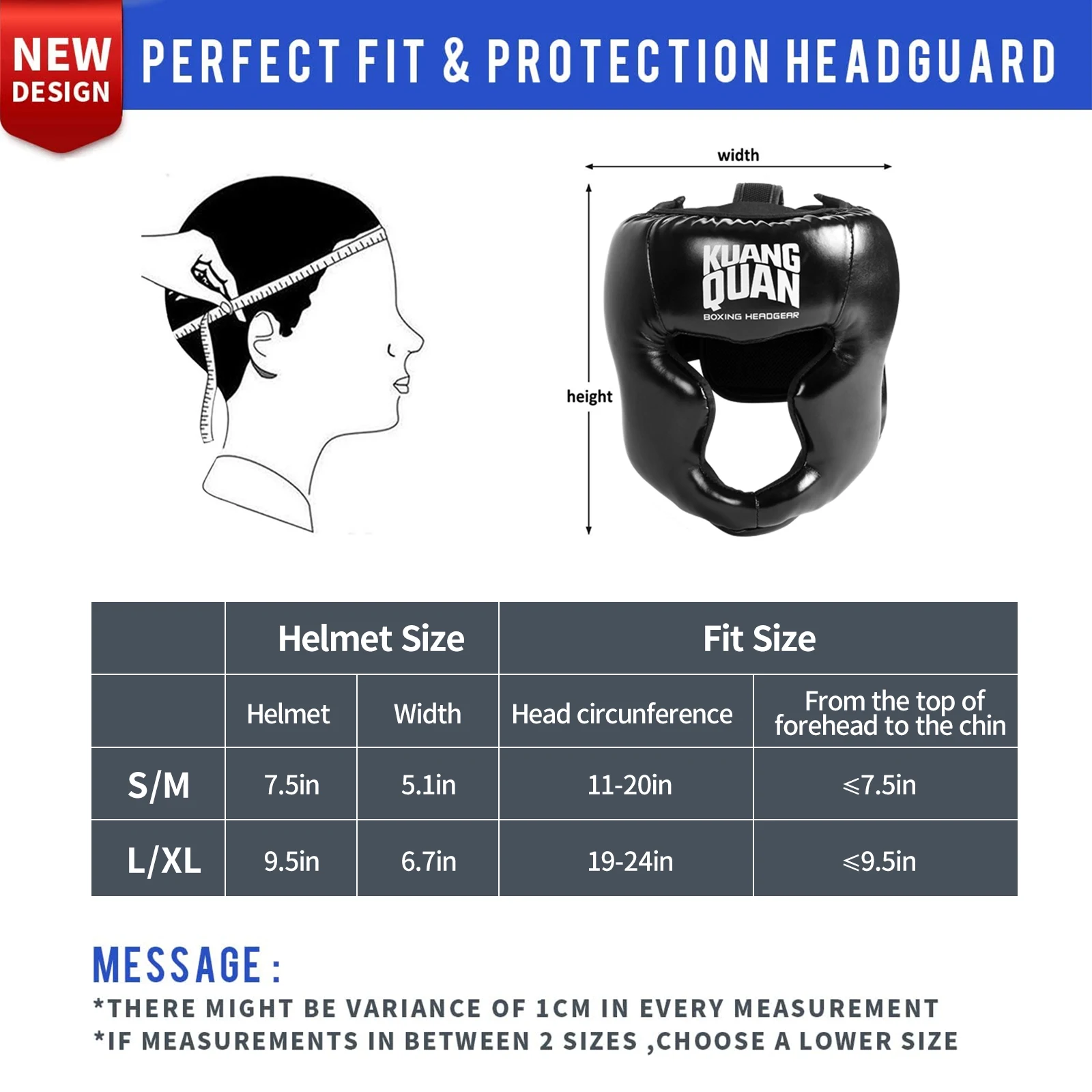 Boxing Headgear Light Comfortable Can be Used for MMA Muay Thai Combat Boxing Karate Taekwondo Martial Arts Helmet