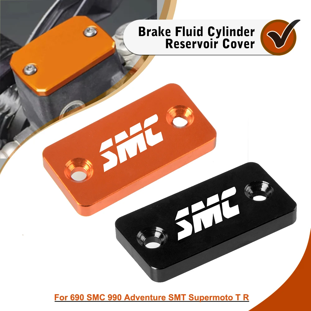 

Front Brake Reservoir Fluid Cover Cap Guard Protector Motorcycle For 690 SMC SMC-R 950 990 990R Adventure SMT Supermoto T R