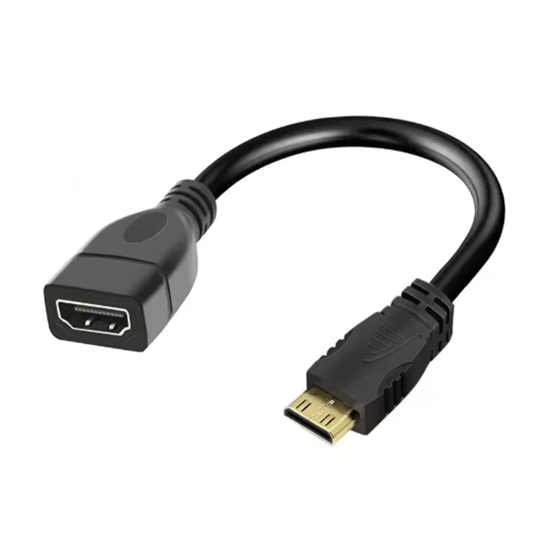 

Мини-HDMI-совместимый кабель HDMI Линейный кабель передачи данных Mini HDMI-HDMI Женский адаптер-конвертер Кабель для ноутбука DSLR