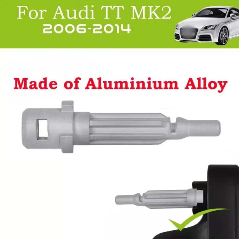 

New Bonnet Release Latch Handle Pin Aluminium Alloy LHD RHD Improved Metal Parts For Audi TT MK2 07-14 8J2823533C 8J1823533C