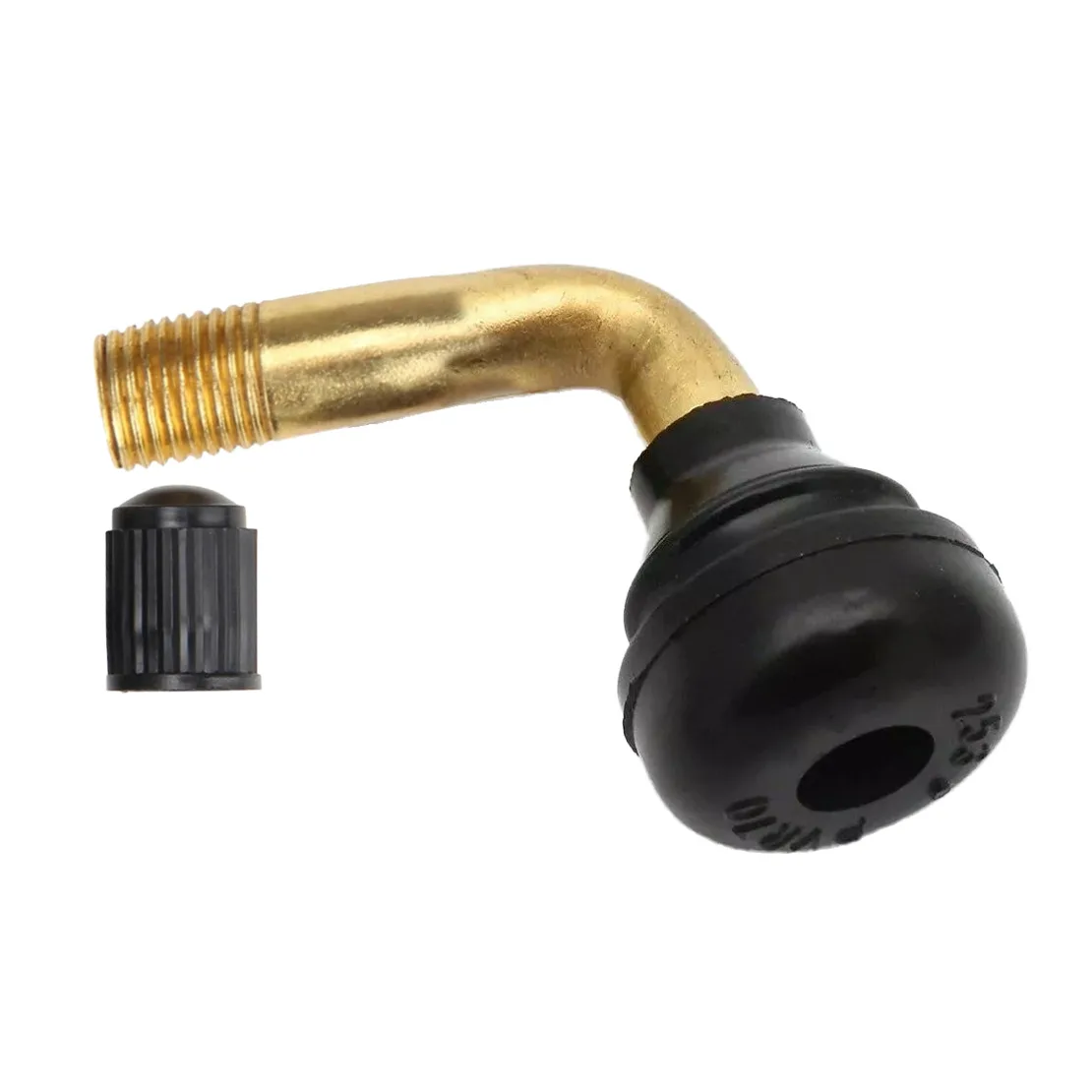 10 pièces 90 ° Tiges de Valve de pneu de roue courbée en Angle avec capuchons anti-poussière, 11.3mm, adaptées au Scooter, cyclomoteur, Quad, moto, voiture