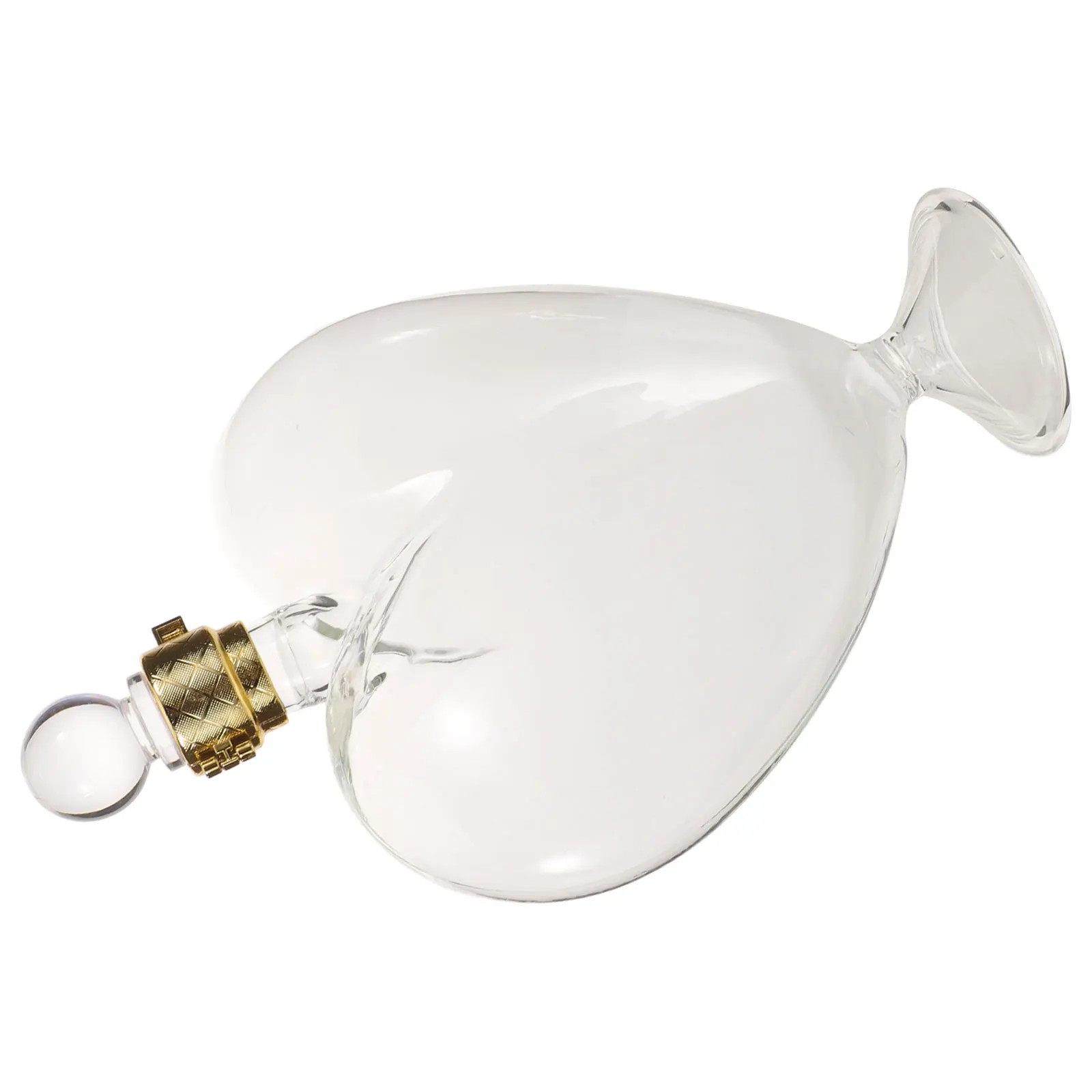 

Heart Glass Decanter 500Ml Handmade Airtight Wine Bottle Romantic Barware Accessories Liquor Pourer for Whiskey Vodka Bourbon