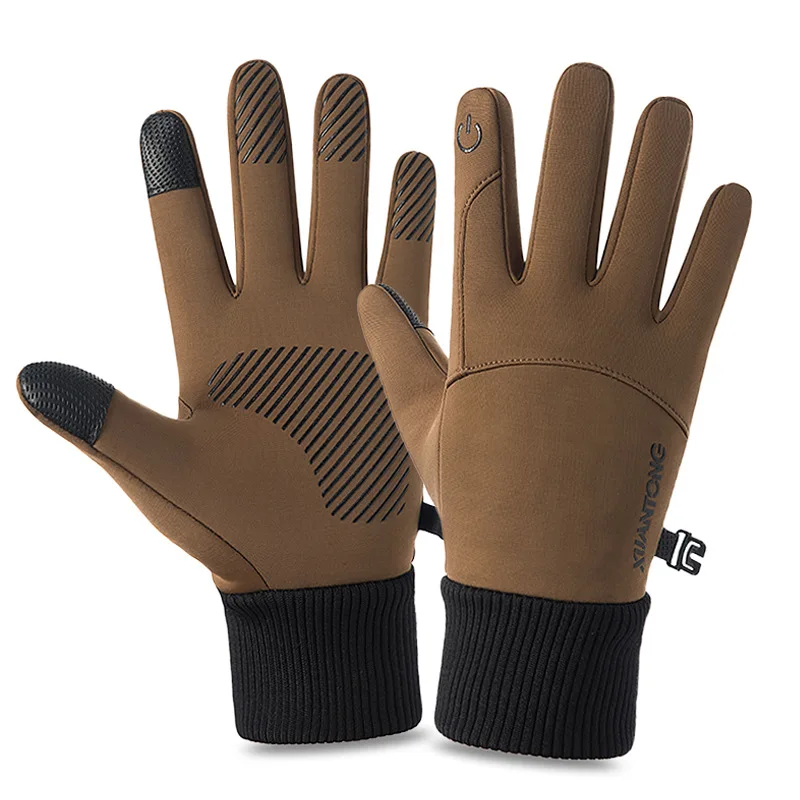 Guantes de pantalla táctil para hombre y mujer, manoplas tácticas impermeables para senderismo, esquí, ciclismo al aire libre, a prueba de viento,