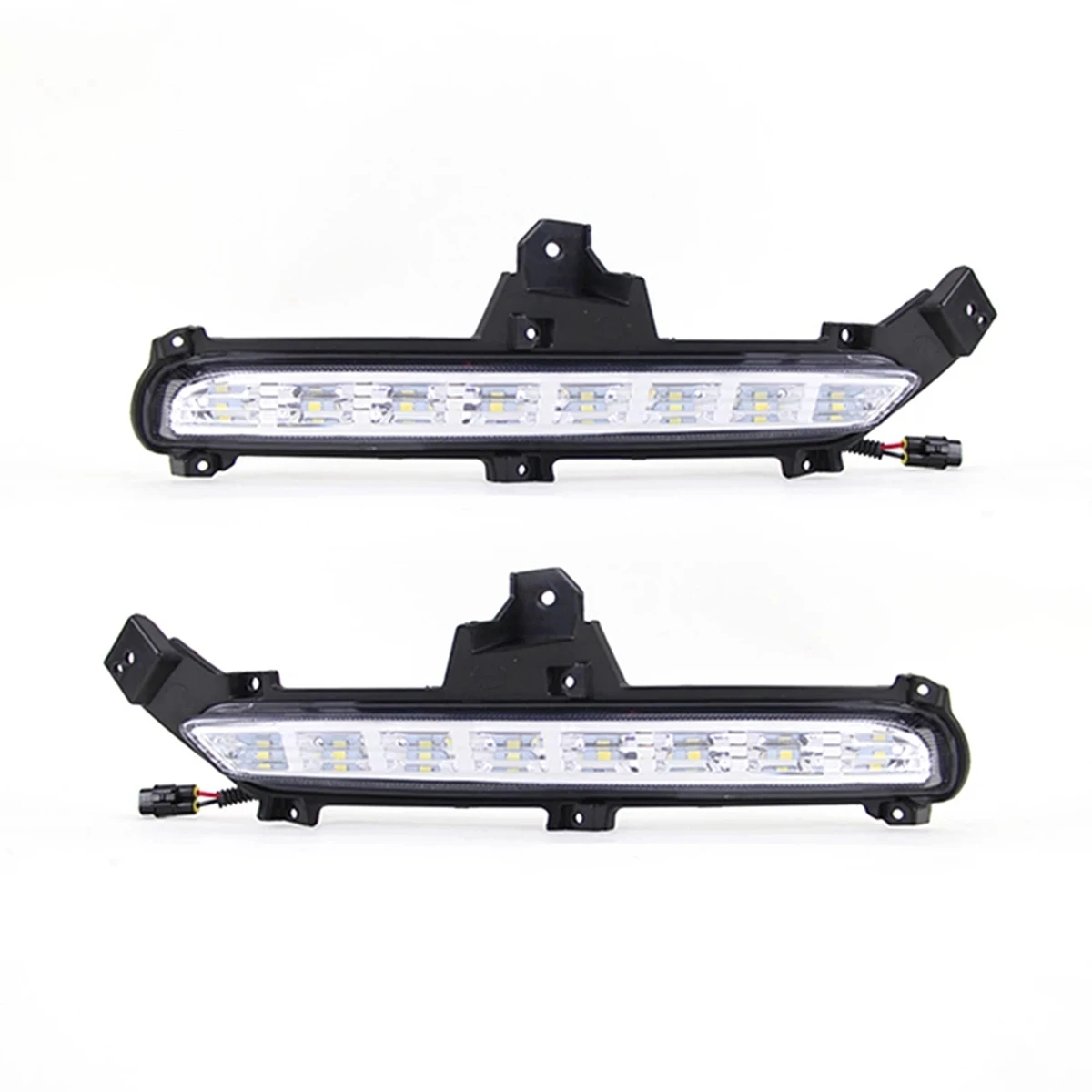 Estilo do carro Daytime Running luz, lâmpada de nevoeiro para KIA RIO K2, 2015, 2016, 2pcs