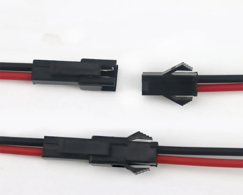 

SM male and female matching terminal wire 2.54 pitch small aircraft head 2P/3P/4P black aircraft head line length 20CM