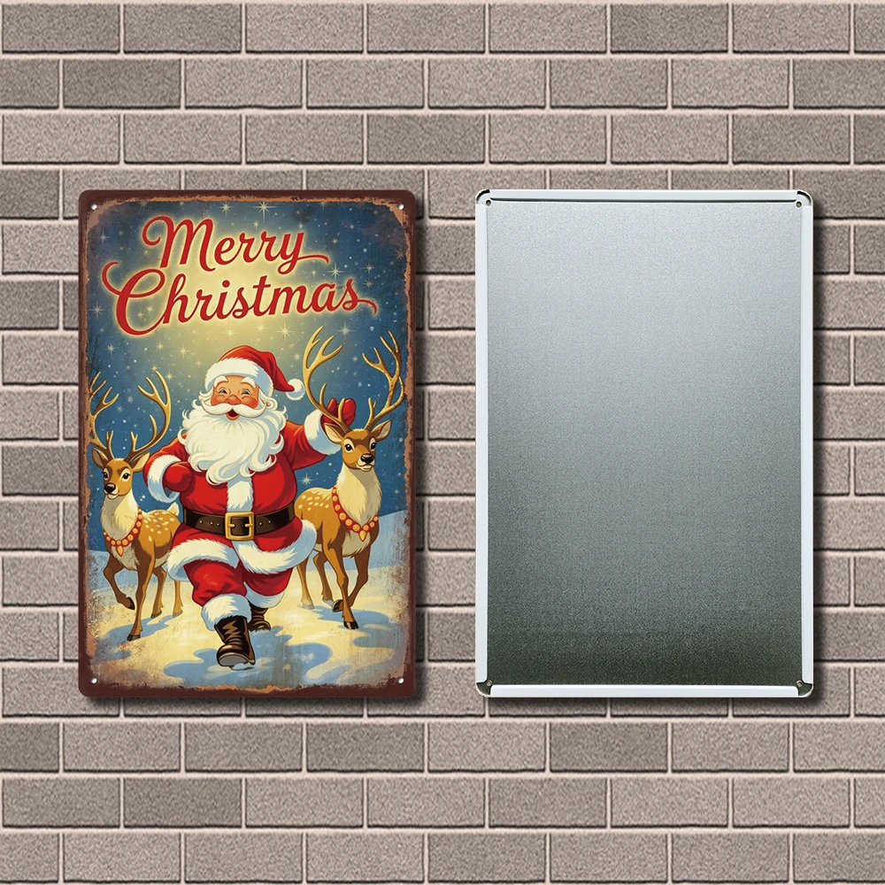 [ Kelly66 ]  Merry Christmas  Art Tin  Poster Metal Sign Bar Decor Painting 20*30 CM Size Dy245