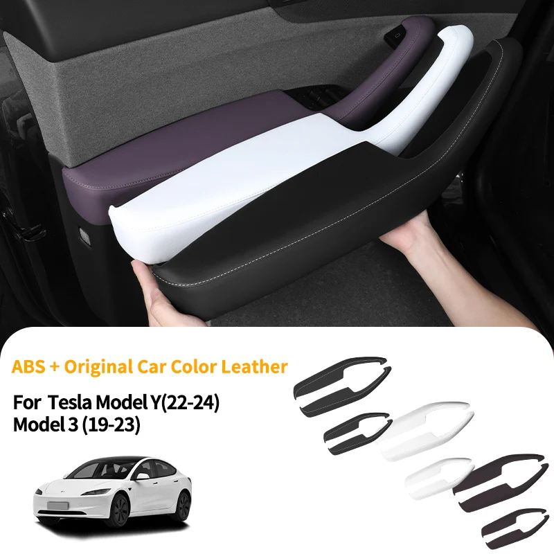 pour-tesla-model-y-model-3-housse-de-protection-de-poignee-de-porte-de-voiture-en-cuir-de-couleur-d'origine-abs-accessoires-de-tuning-interieur-de-voiture