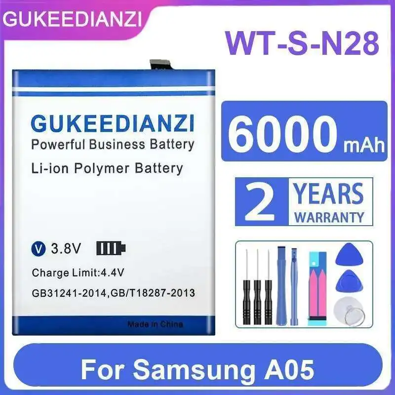 

6000Mah WT-S-N28 Mobile Phone Battery Fast Charging For Samsung A05