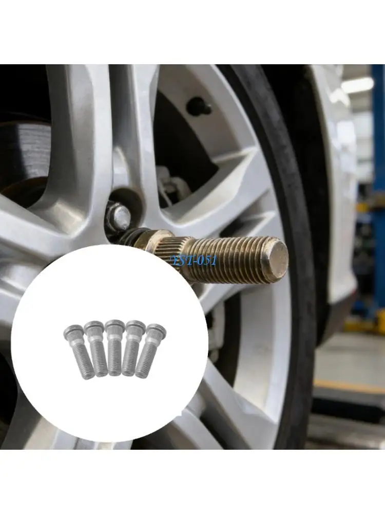 E15A 5pack Precisions Engineered Lugs Bolts Wheel Lugs Bolts With High Tensile