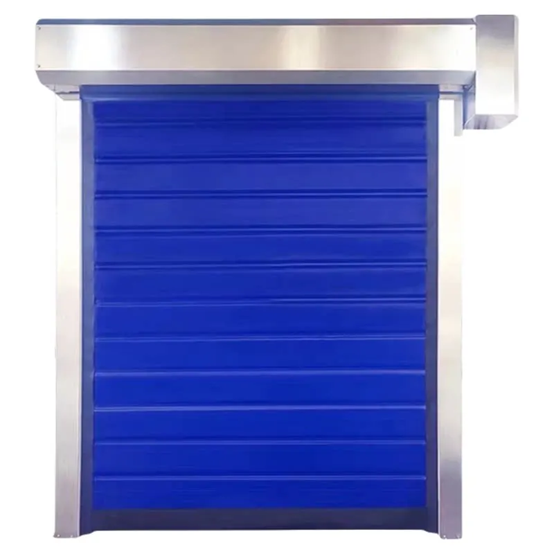 Custom Flexible PVC Rapid Roll Door, Thermal Insulation Auto Sensor Rolling Shutter for Cold Room Workshop