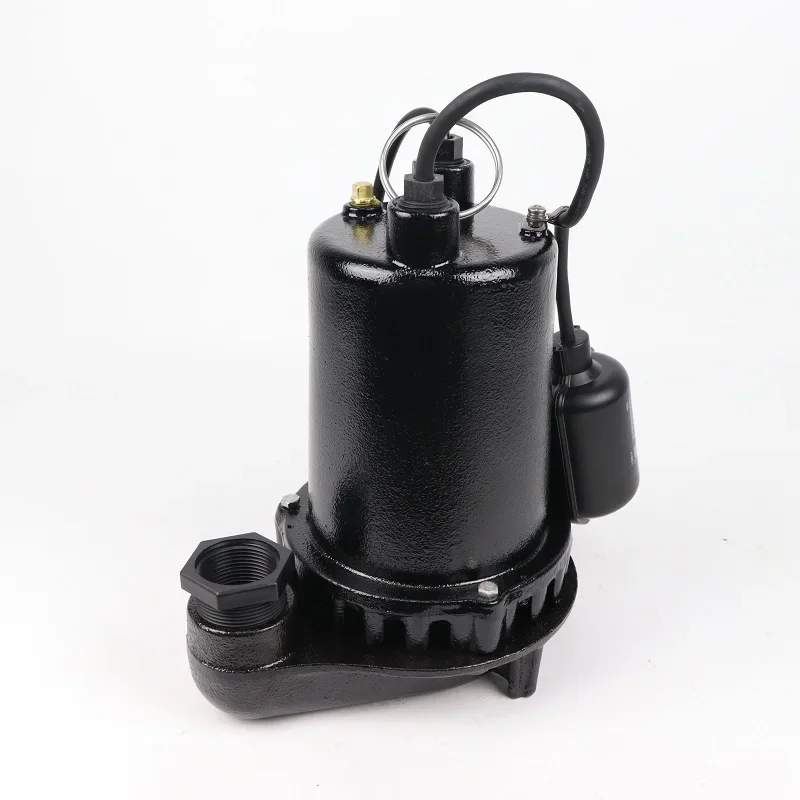 Cast iron 115 V AC mud filter 1/2 HP submersible dirty water pump