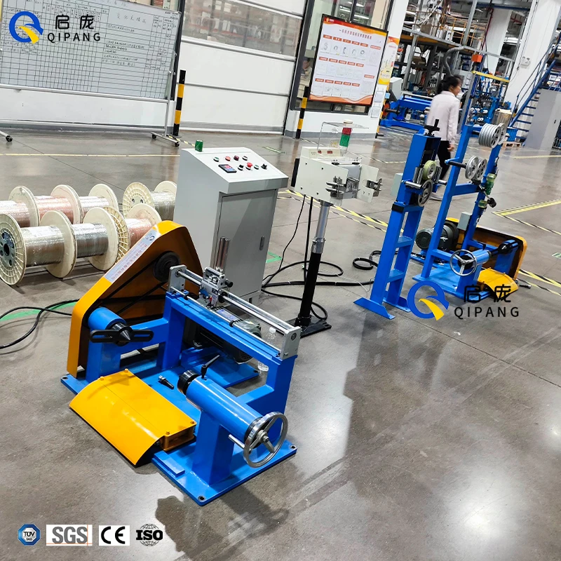 Full Automatic Bobbin Winder Electric Lifting Aluminium Wire BVR Cable Steel Wire Rewinder Machine
