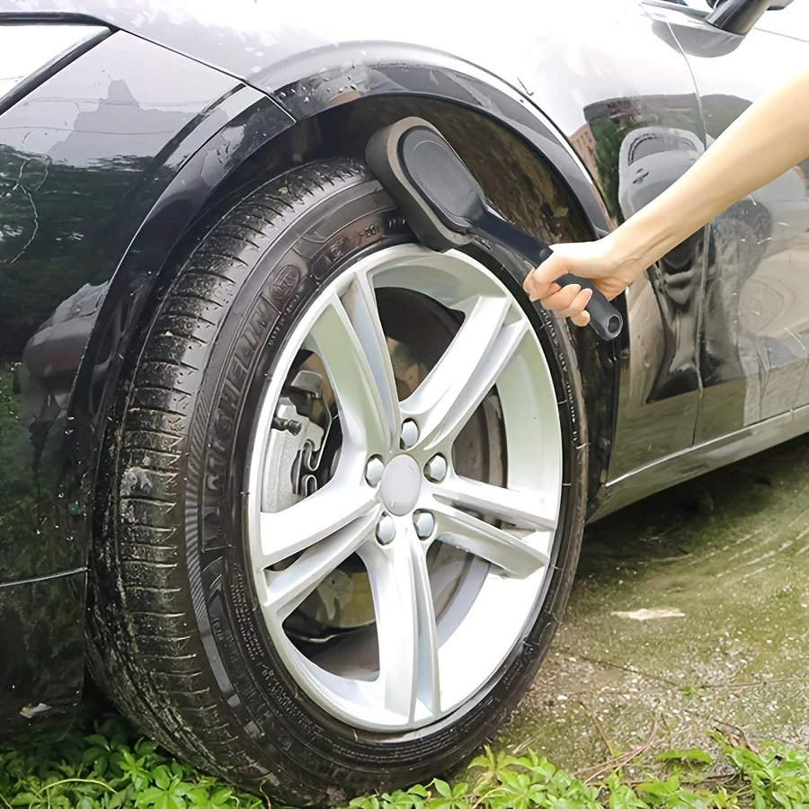 

Motorbike Caravan Car tyre waxing sponge brush Long handle sponge brush body brush Tyre maintenance cleaning tool