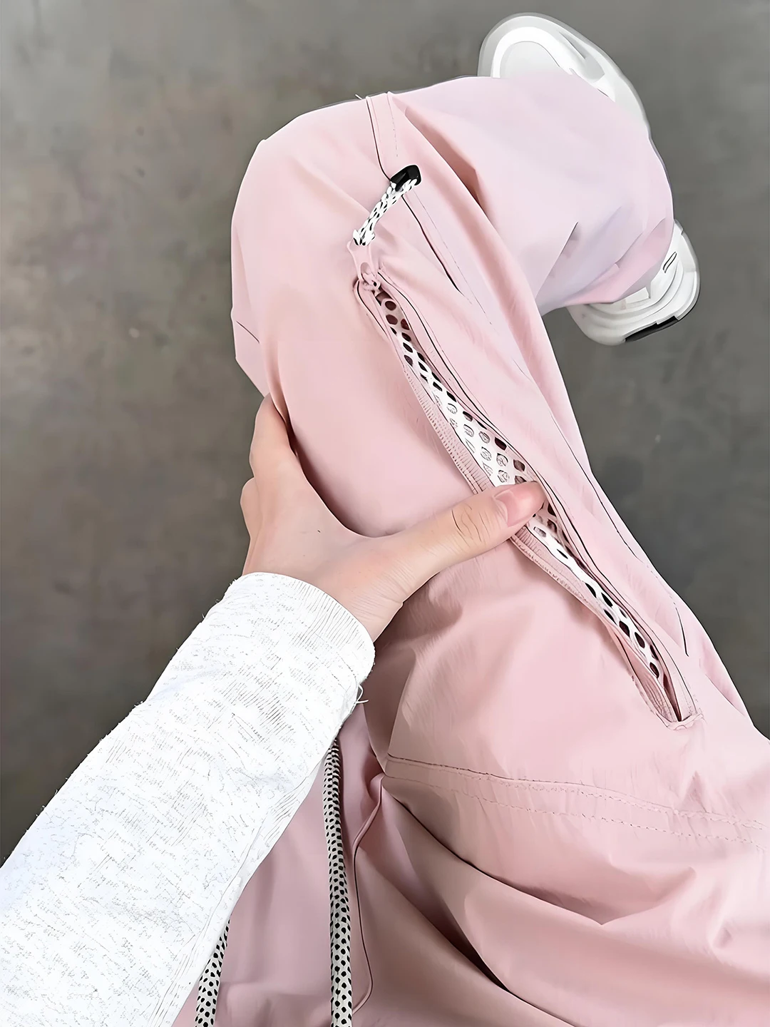 

Брюки-карго Dopne Pink Qui Dry с прямыми штанинами из ледяного шелка, спортивные рабочие брюки для мужчин и женщин, весна-лето