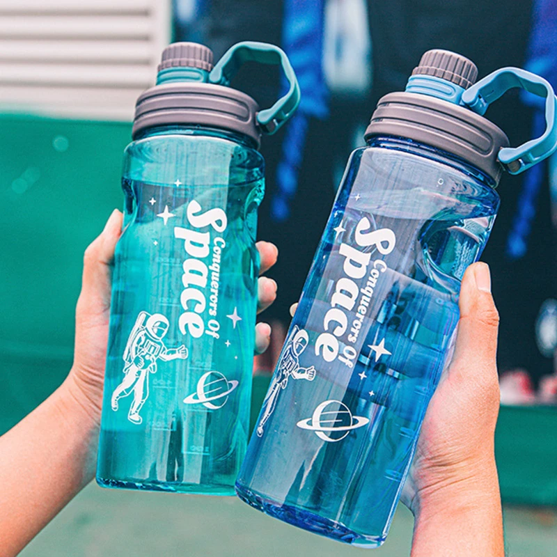 Glass Large Capacity Matte Heat - Resistant Gradient Color Will Carry The Filter Screen Boys Fitness Outdoor Sports Water Cup