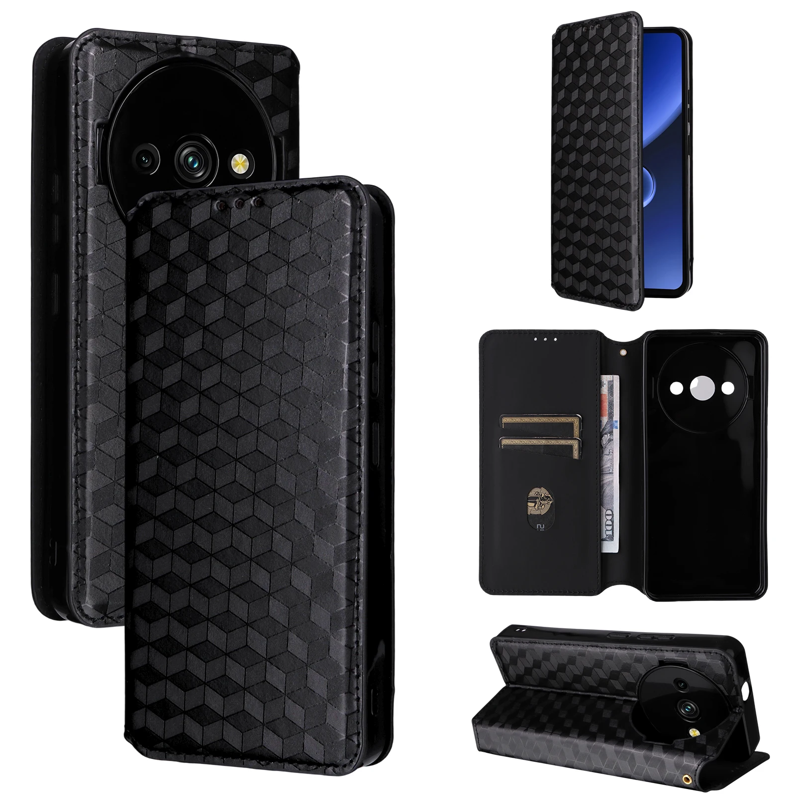 

For Oukitel C59/C59 Pro Case Retro PU Leather Back Case Cover For Oukitel C59/C59 Pro Fundas Phone Accessories