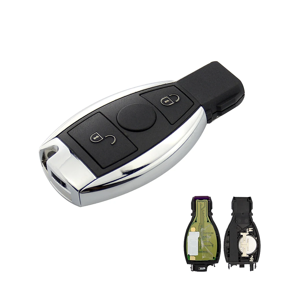 OkeyTech BGA Style Remote Smart Car Key For MB Mercedes Benz C E S Supports Original NEC BGA Fob 2 Buttons 315Mhz